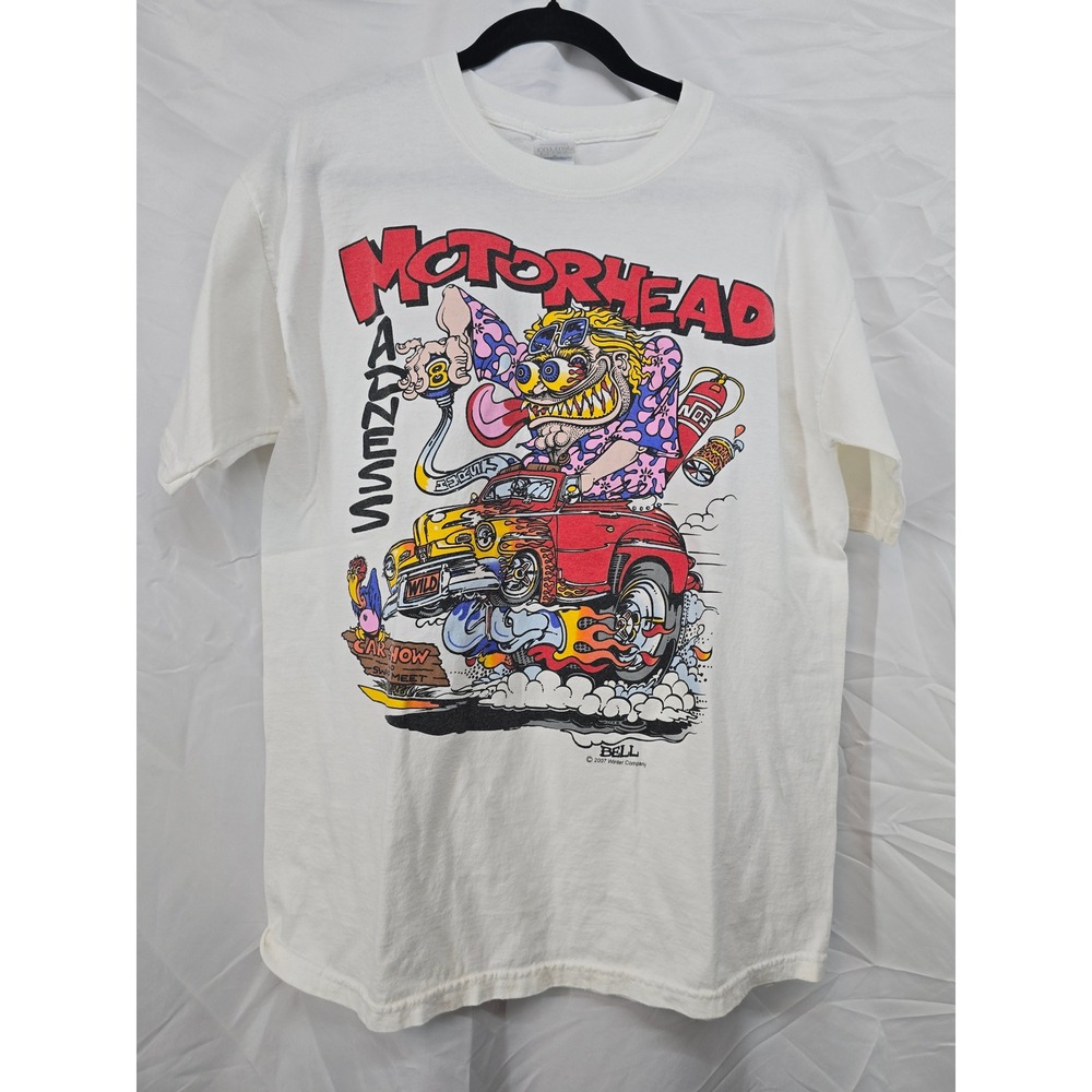 Motorhead Band T Shirt Mens Large White 2007 Bell Winter Co Graphic Tee